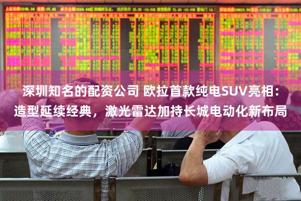 深圳知名的配资公司 欧拉首款纯电SUV亮相：造型延续经典，激光雷达加持长城电动化新布局
